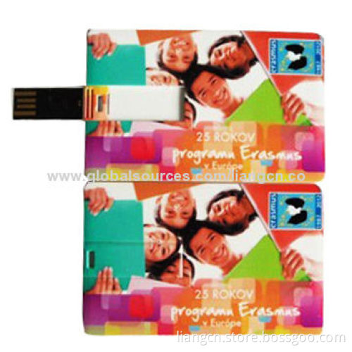 Customer Print Card Shape USB Flash Drive